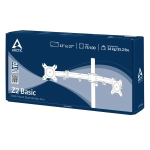 Support double écran Arctic Z2 Basic Dual Monitor Arm