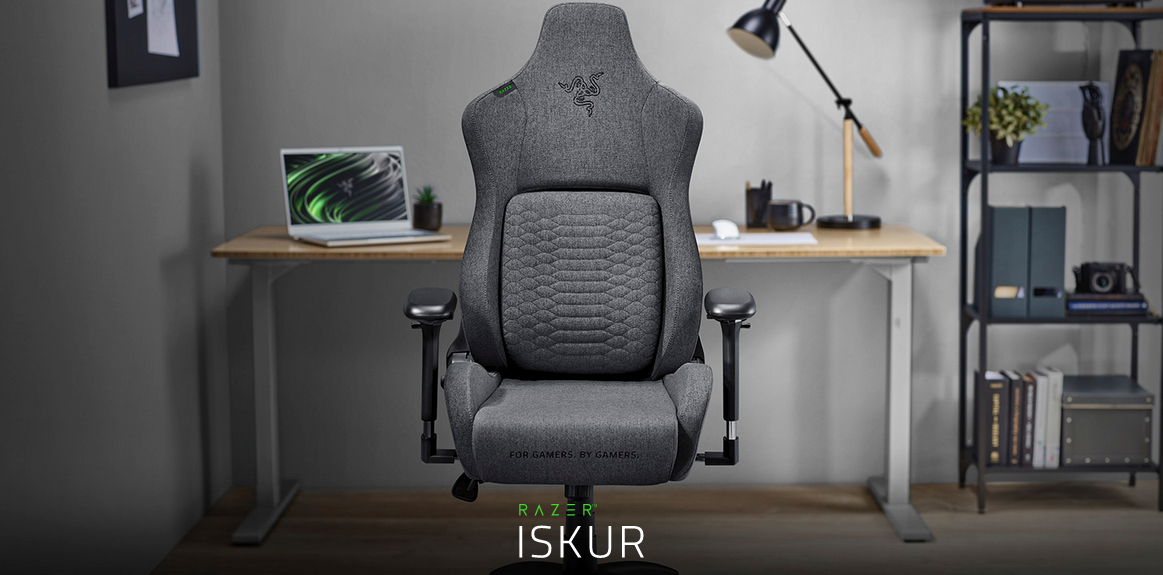 Chaise Gaming Razer Iskur - Dark Gray Fabric Gaming Chair