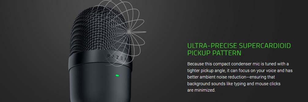 Mini-microphone portable - Razer Seiren Mini