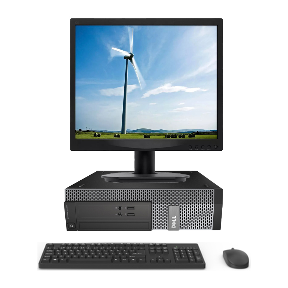 PC Bureau DELL OptiPlex 3020 SFF i3 4ème gén Desktop+Ecran 19 pouces