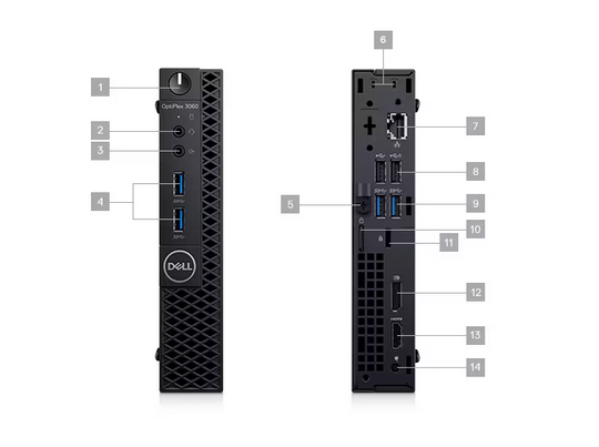 PC Bureau DELL OptiPlex 3060 Micro i5 8ème gén Desktop