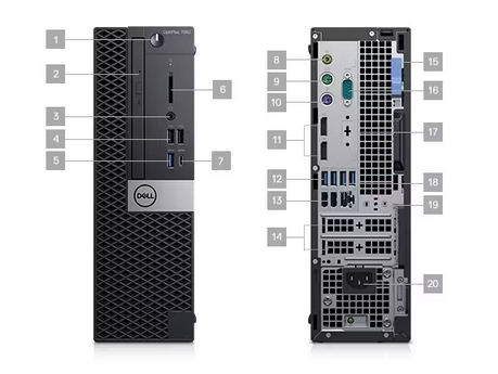 PC Bureau DELL OptiPlex 7060 SFF i5 8ème gén Desktop