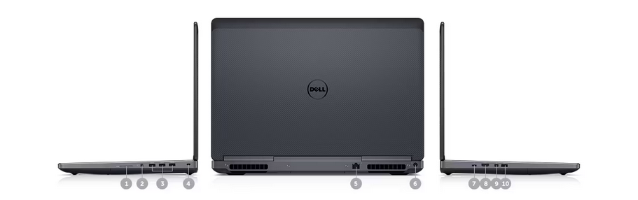 Pc Portable DELL Precision 7710 i7 6ème gén Mobile Workstation