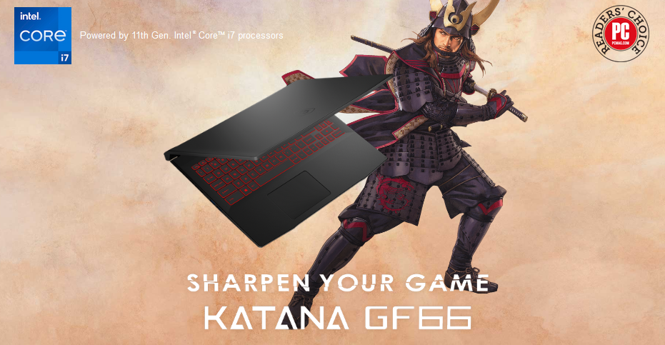 Pc Portable Katana GF66 11UG-607IT i7 11ème Gén Gaming Laptop