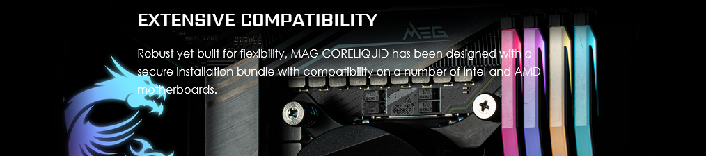 Refroidissement MSI MAG CORELIQUID 240R V2 Liquid Cooling